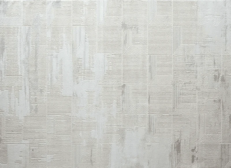 Tapis gris à motifs géométriques 200 x 290 cm BALSA