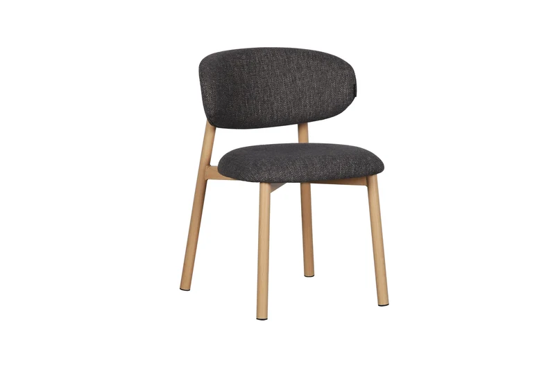 Chaise en tissu anti tache, 50,5x53,5xH74CM - MAYA
