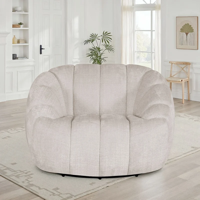 Canapé / fauteuil en tissu anti tache, H79CM - CLOUD
