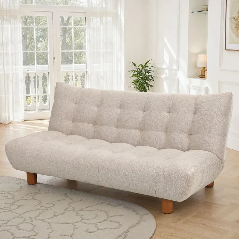 Canapé lit clic-clac convertible en tissu anti tache, 186x103xH89CM - LUCIEN