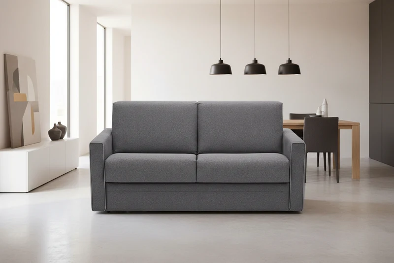Canapé convertible gris rapido - Reverso