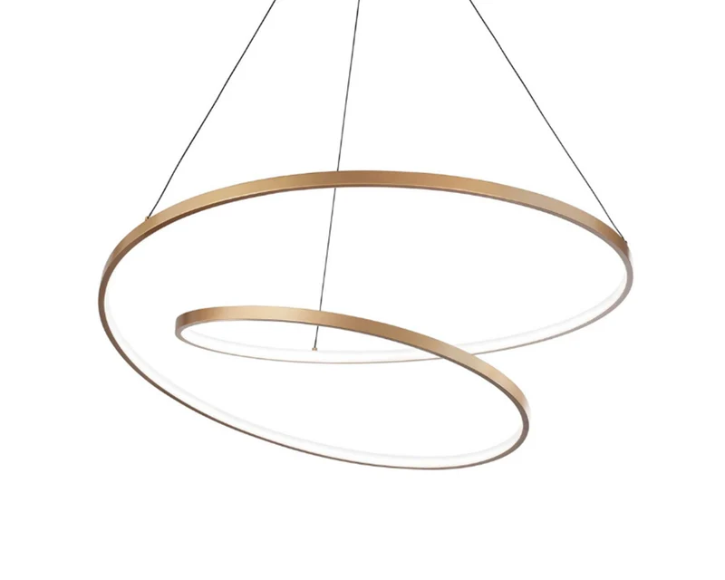 Suspension lustre led cuivré - Alice