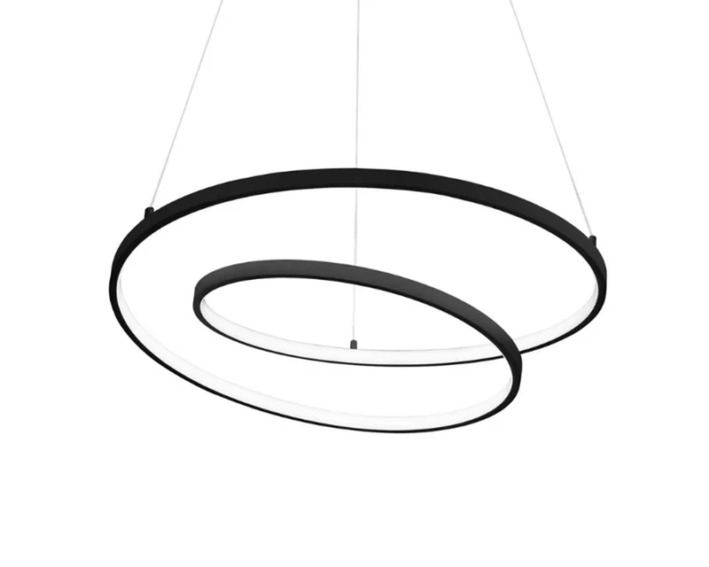 Suspension lustre led noir - Alice