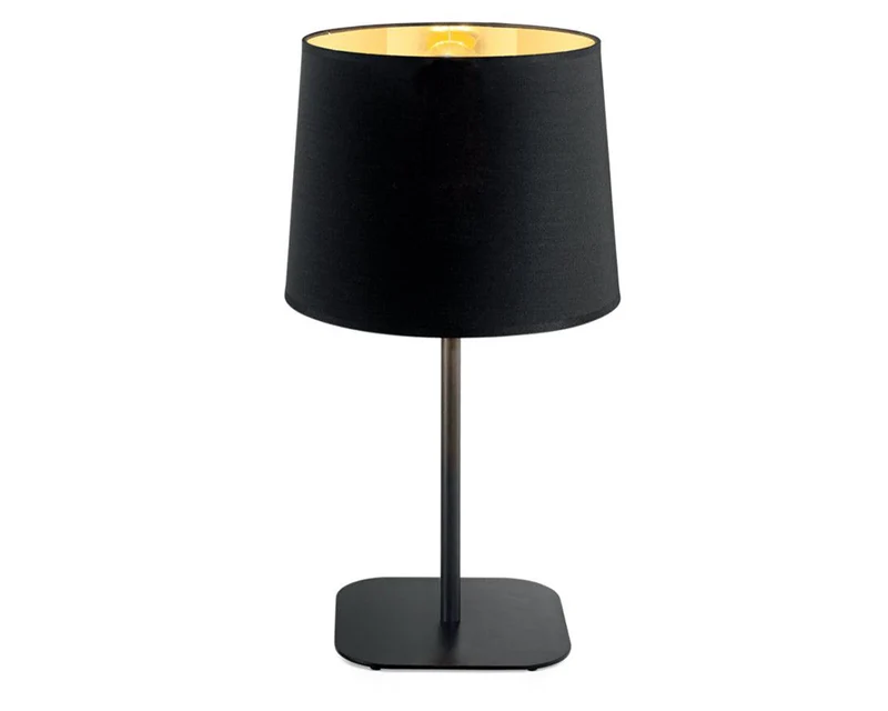 Lampe à poser de salon design de table noir et doré - Nina