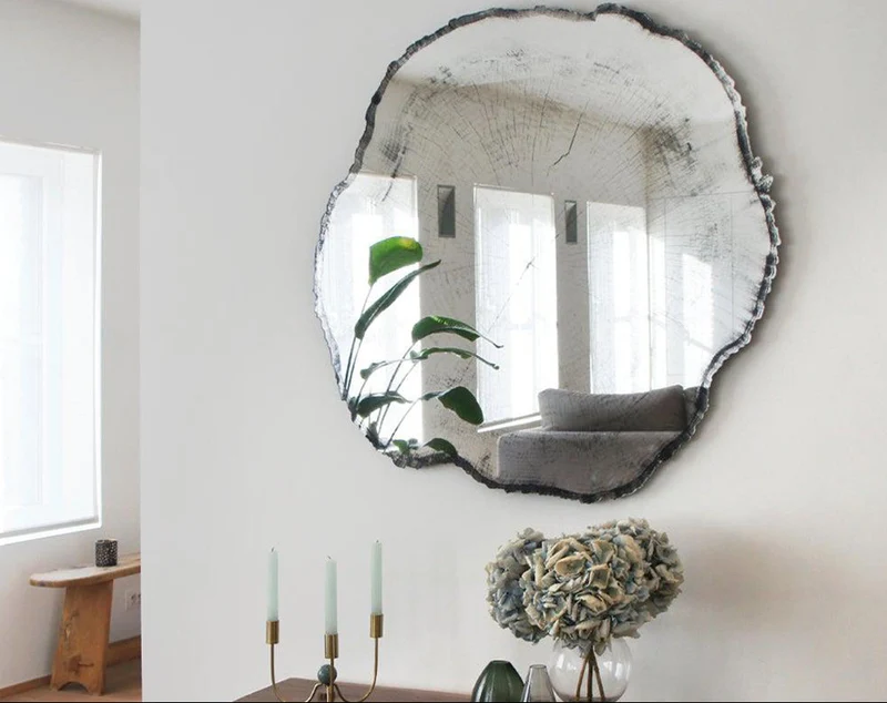 Miroir mural design original noir - Arbo