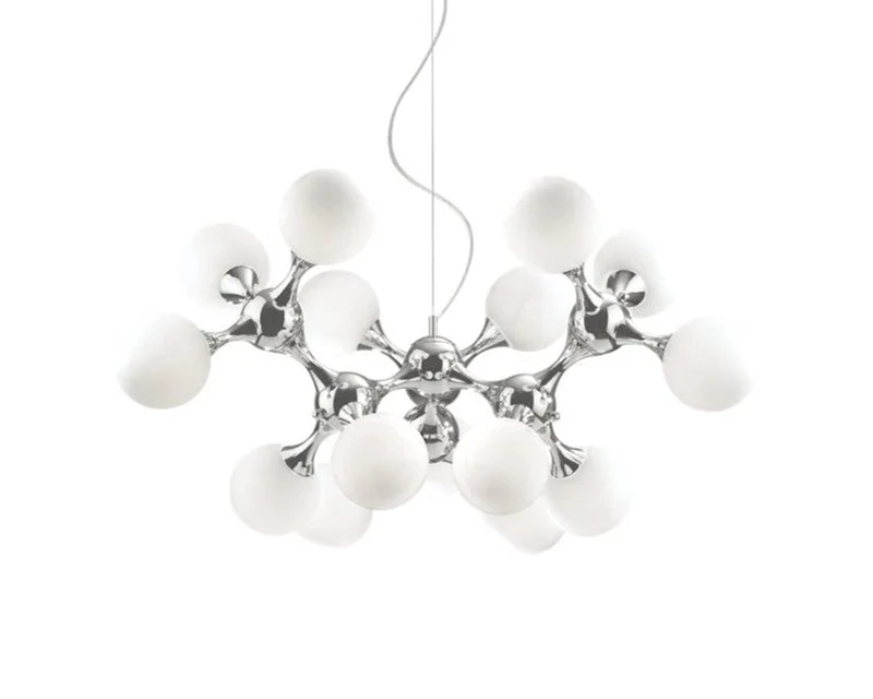 Suspension design boule en verre - Emma