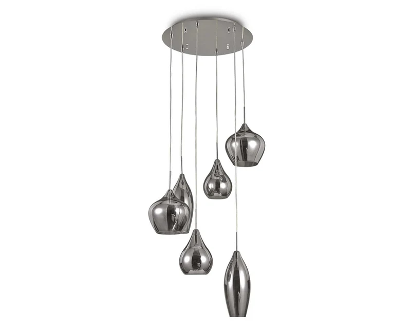 Lustre moderne en verre fumé - Sofia