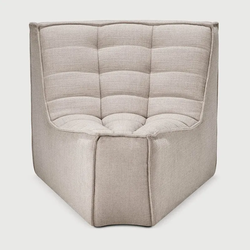 Ethnicraft Canapé Modulaire N701 - Angle Arrondi 45°