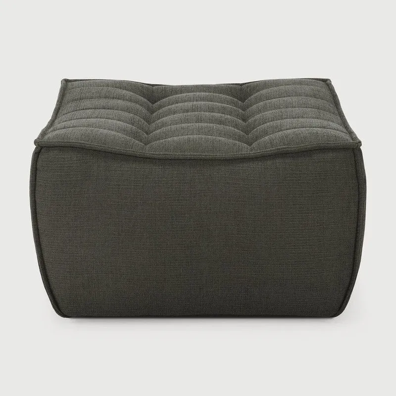 Ethnicraft Repose-pieds N701 - Tissu Éco