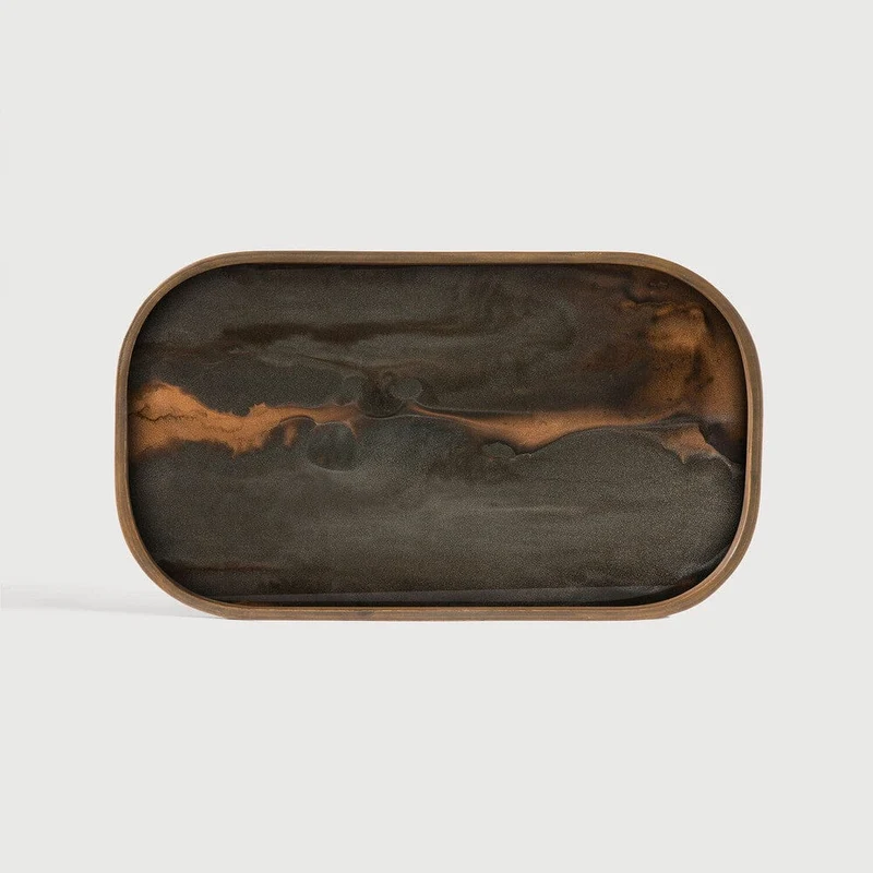 Ethnicraft Plateau Vide-Poche Organic - Bronze