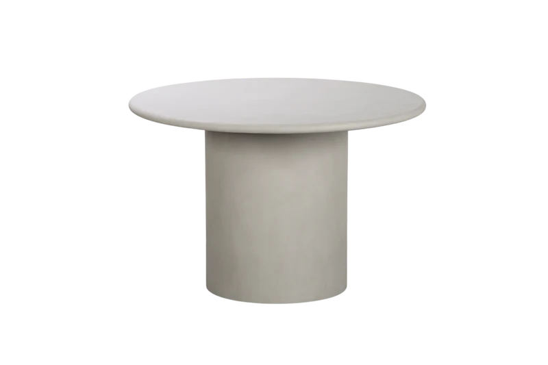 Table en travertin à manger rond, H75CM - NORDIE