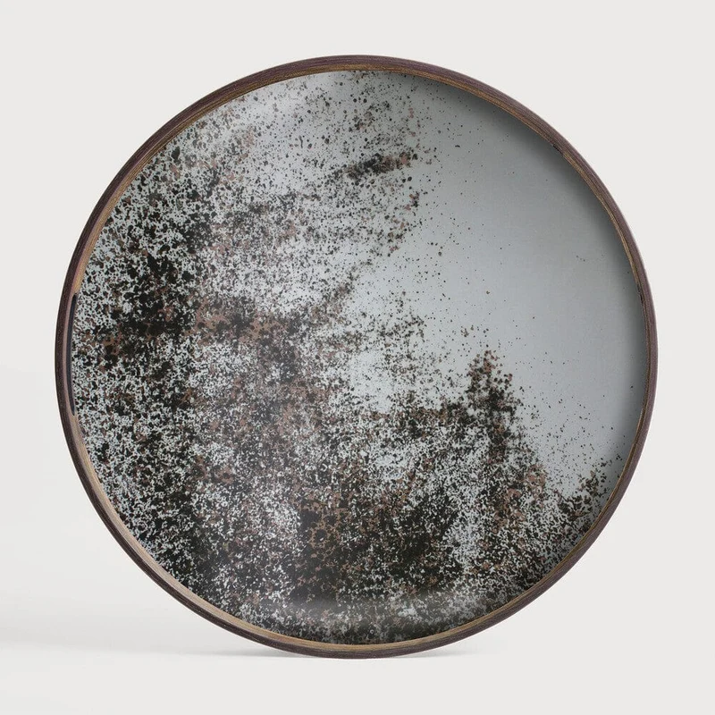 Ethnicraft Plateau en Miroir Aged - Rond Ø 48, 61 cm