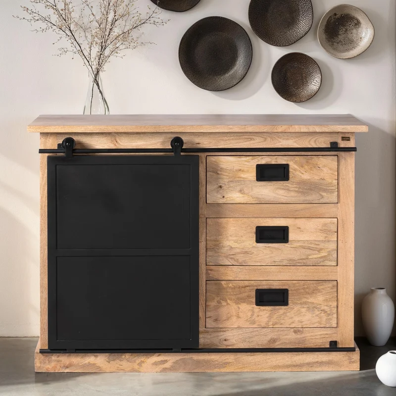 Buffet en bois de manguier massif, H90CM- MEXICO