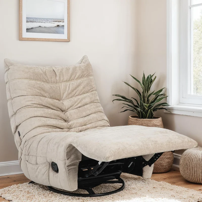 Nova Fauteuil relax en tissu haute qualité, 104x88xH95CM