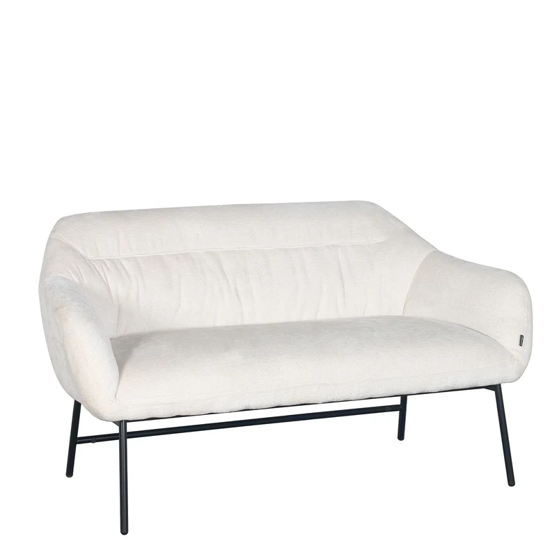 Banquette en tissu et pieds métal - JOY