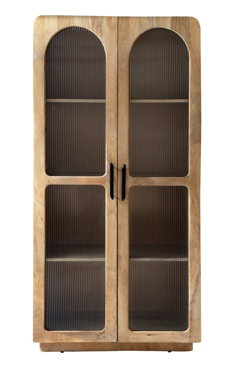 Vaisselier en bois de manguier, 90x40xH180CM - JUNO