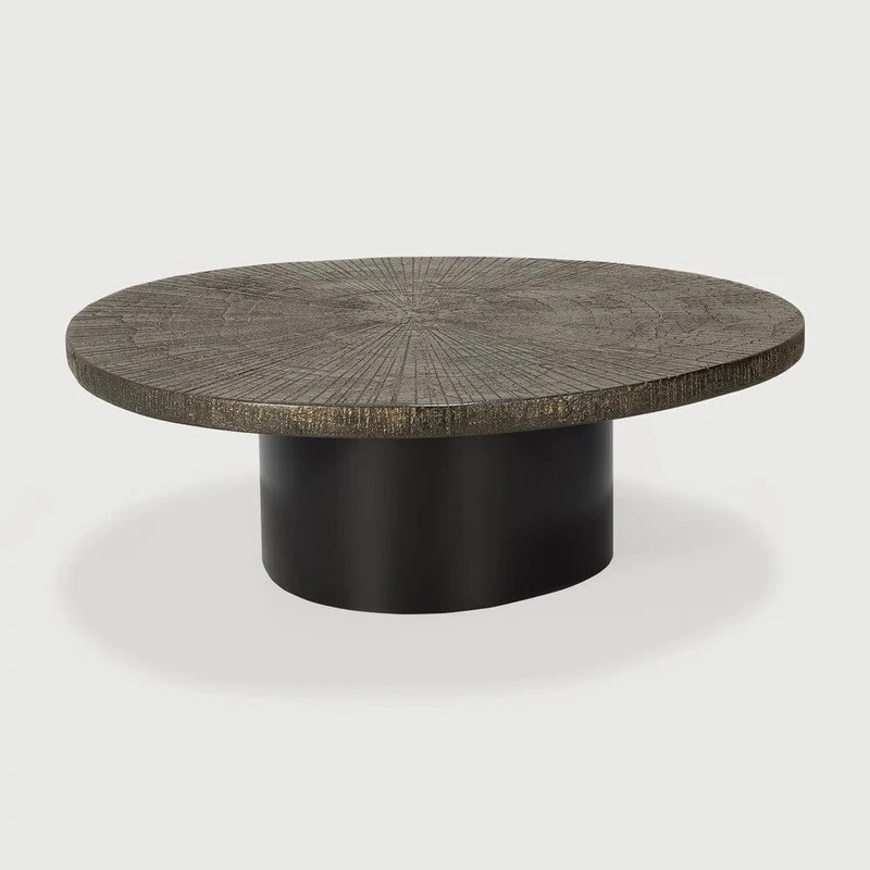 Ethnicraft Table Basse Slice – Whisky
