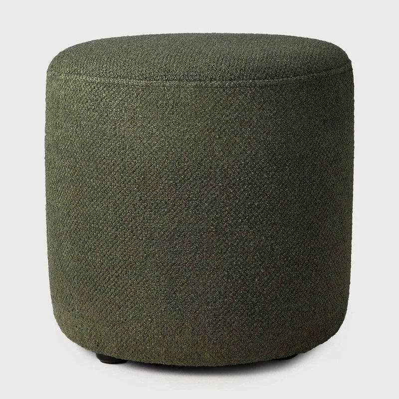 Ethnicraft Pouf - Barrow Vert Pin