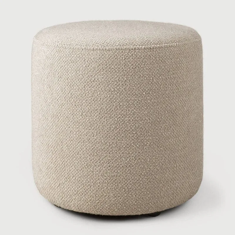 Ethnicraft Pouf - Barrow Blanc Cassé