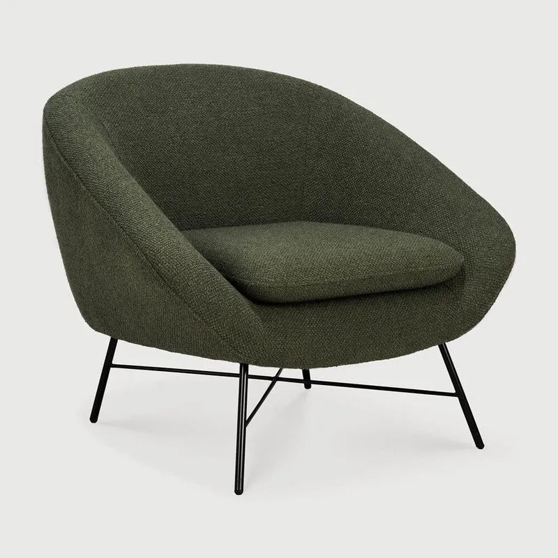Ethnicraft Chaise Lounge - Barrow Vert Pin