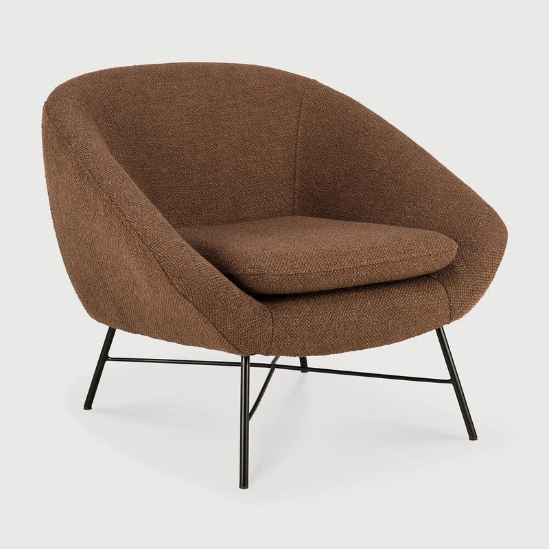 Ethnicraft Chaise Lounge - Barrow Cuivre