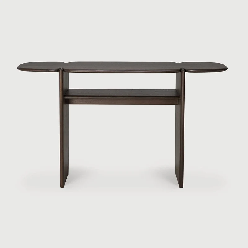 Ethnicraft Console - PI teck acajou