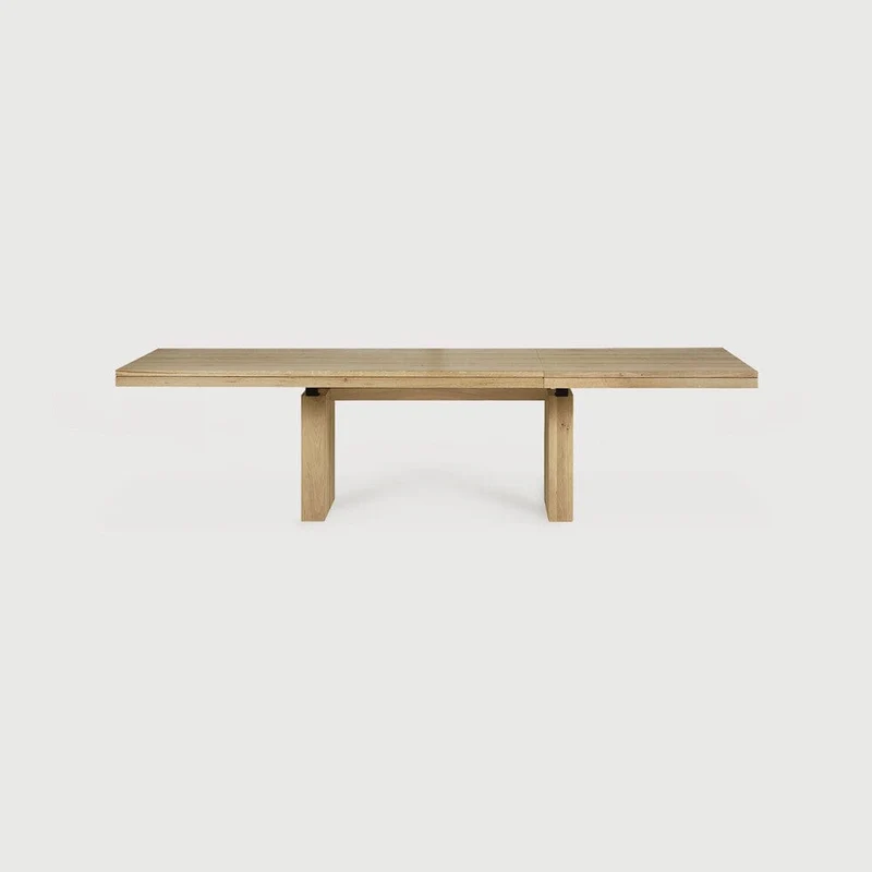 Ethnicraft Table Extensible - Double (chêne)