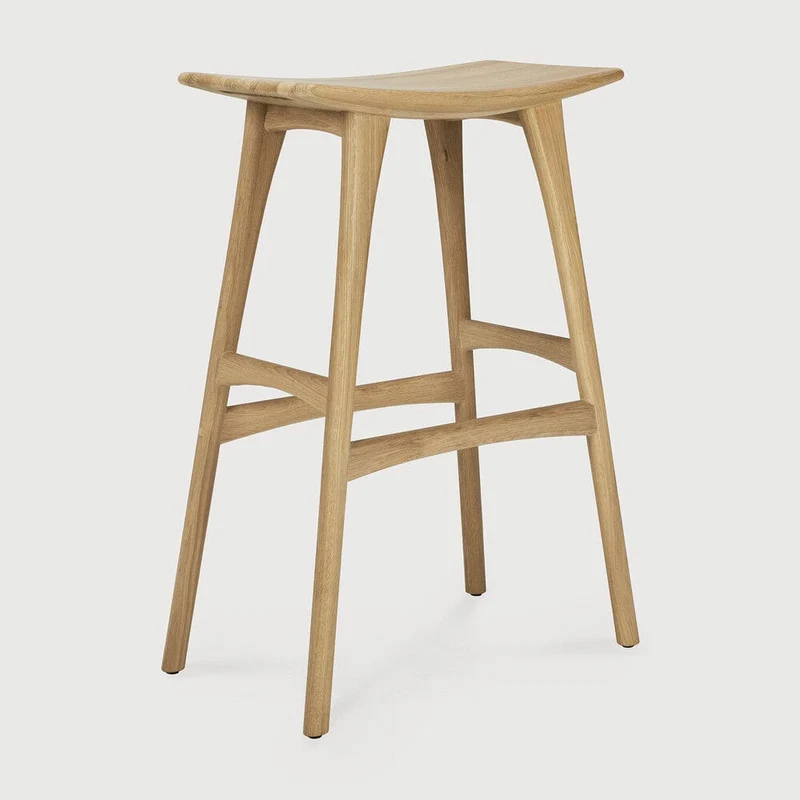 Ethnicraft Tabouret de Bar Osso (80 cm)