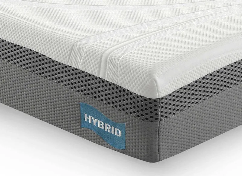 Matelas HYBRID 180 x 200 cm ressorts ensachés et mémoire de forme épaisseur 26 cm