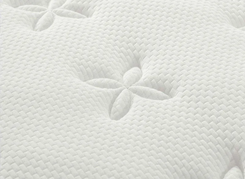 Matelas hybride BAMBOO 140 x 190 cm ressorts ensachés et mémoire de forme épaisseur 30 cm
