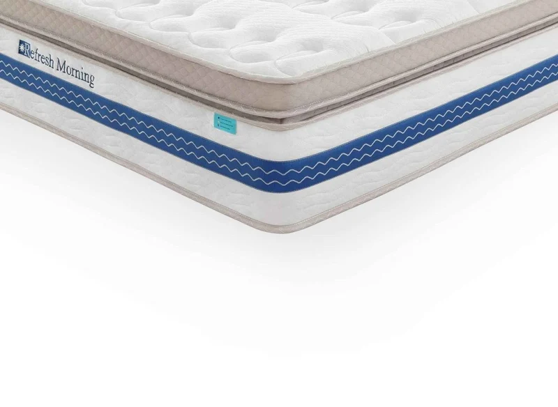 Matelas hybride REFRESH 180 x 200 cm ressorts ensachés et mémoire de forme épaisseur 32 cm