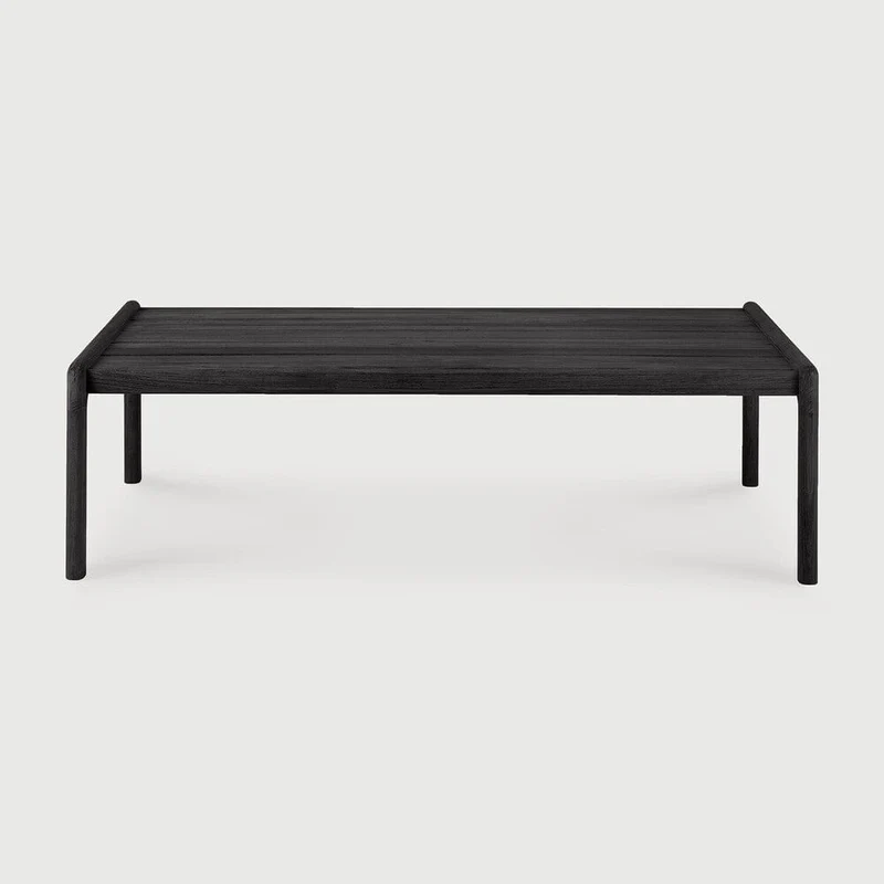 Ethnicraft Table Basse Extérieure Jack en Teck Noir