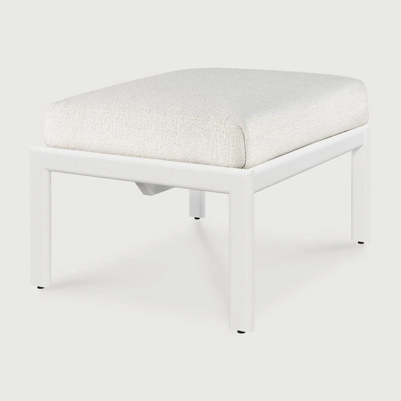 Ethnicraft Repose-pieds en aluminium avec coussin