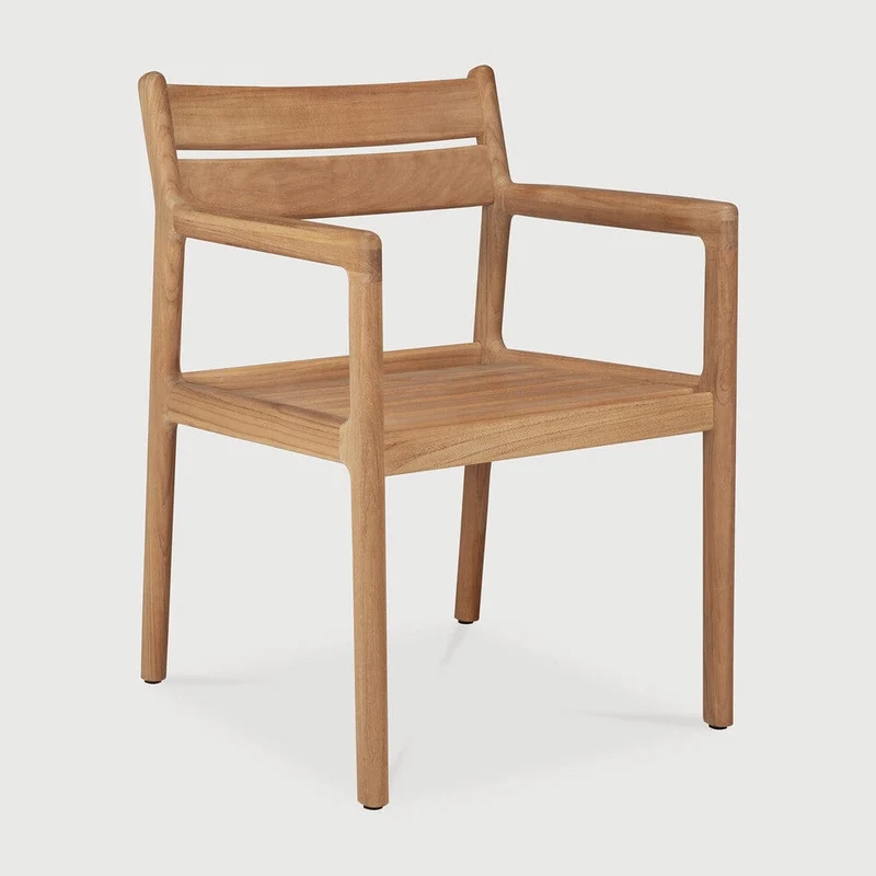 Ethnicraft - Cadre de Chaise Jack en Teck (sans coussin)