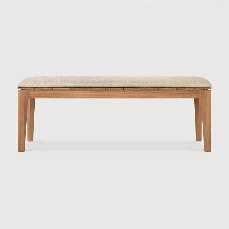 Banc d'extérieur Naturel Bok avec coussin