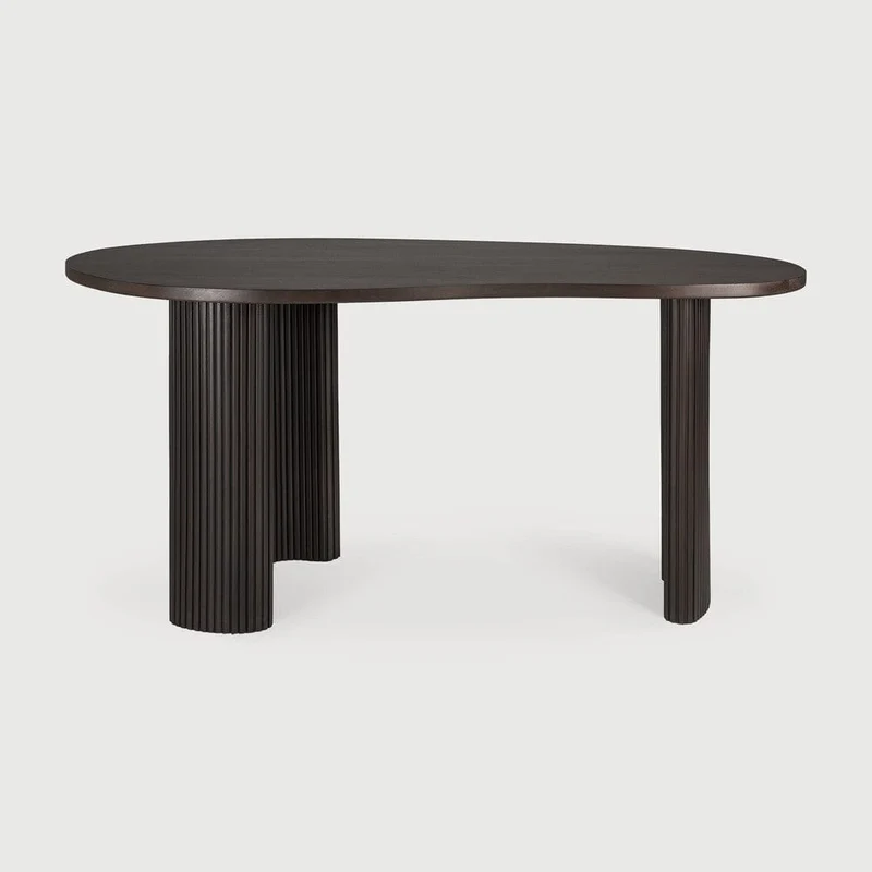 Bureau Boomerang (Bois d'acajou)