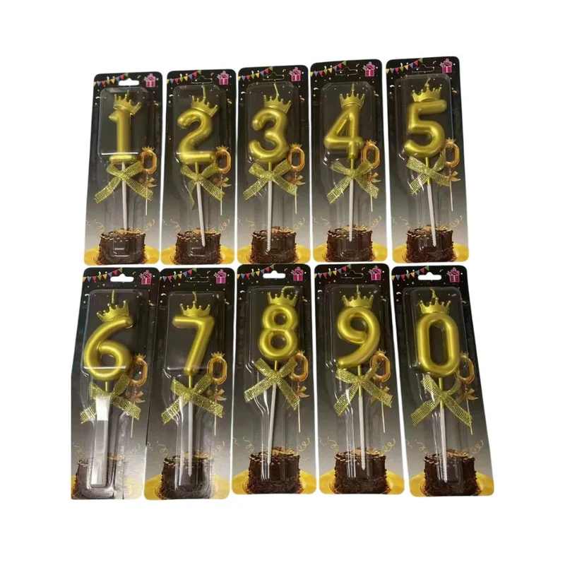 Bougies de fête, 0-9