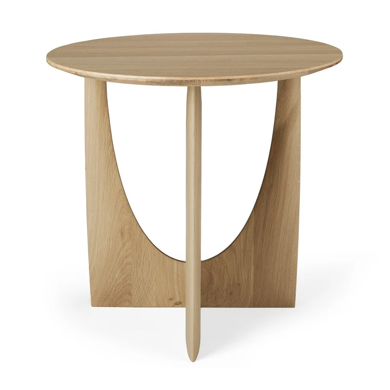 Ethnicraft Table d'appoint - Geometric chêne