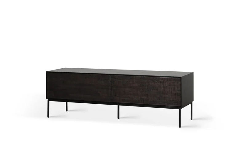 Meuble TV Ethnicraft - Grooves teak