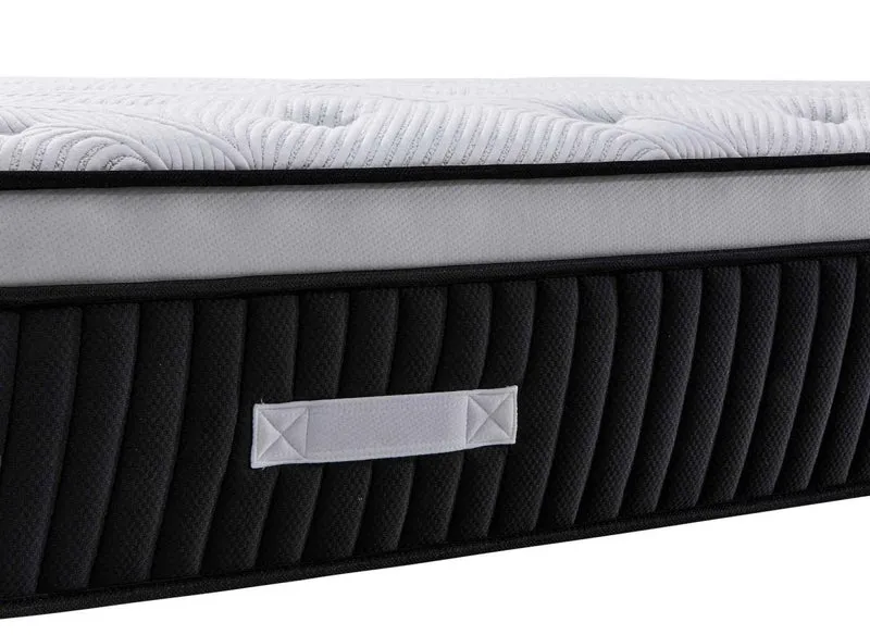 Matelas hybride mémoire de forme 180 x 200 cm épaisseur 37 cm - PILLOW