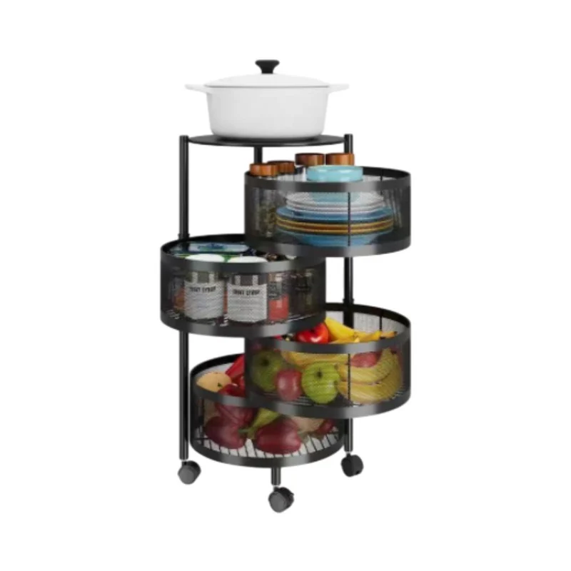 Meuble de cuisine ronde à 4 étages