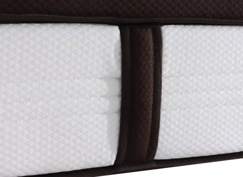 Matelas hybride mousse et ressorts ensachés 140 x 190 cm épaisseur 30 cm MANOA