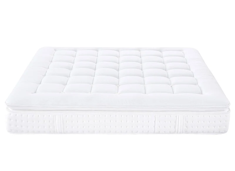Matelas hybride mousse mémoire en gel et ressorts ensachés 180 x 200 cm épaisseur 31 cm SERENA