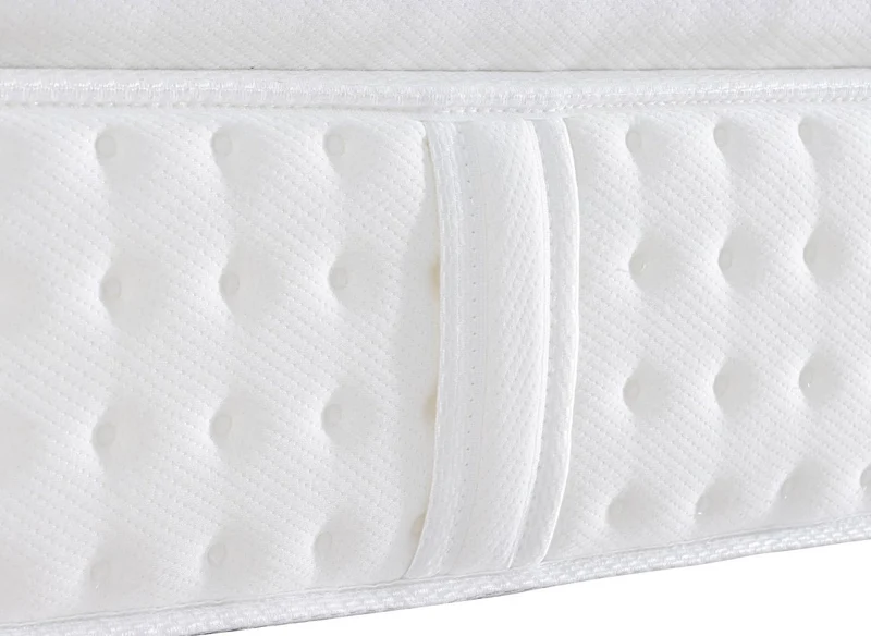 Matelas hybride mousse mémoire en gel et ressorts ensachés 180 x 200 cm épaisseur 31 cm SERENA