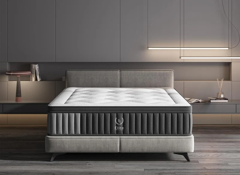 Matelas hybride ressorts ensachés 180 x 200 cm épaisseur 30 cm ASTRO