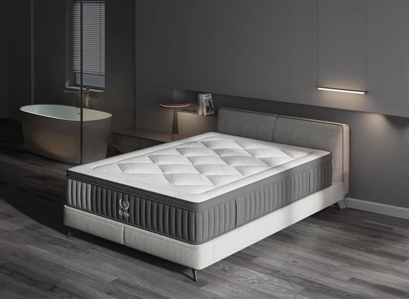 Matelas hybride ressorts ensachés 180 x 200 cm épaisseur 30 cm ASTRO