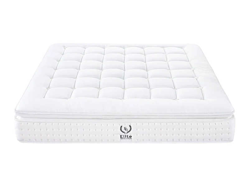 Matelas hybride mousse mémoire en gel et ressorts ensachés 140 x 190 cm épaisseur 31 cm SERENA
