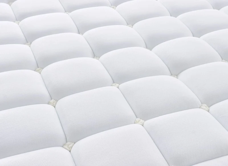 Matelas hybride mousse mémoire en gel et ressorts ensachés 140 x 190 cm épaisseur 31 cm SERENA