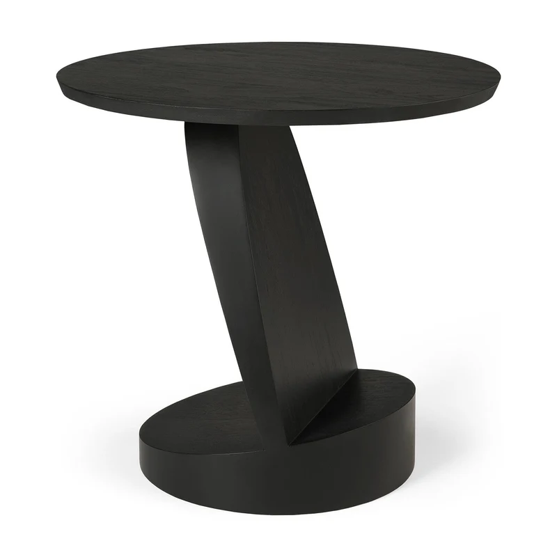 Table d'appoint Ethnicraft - Oblic teak noir
