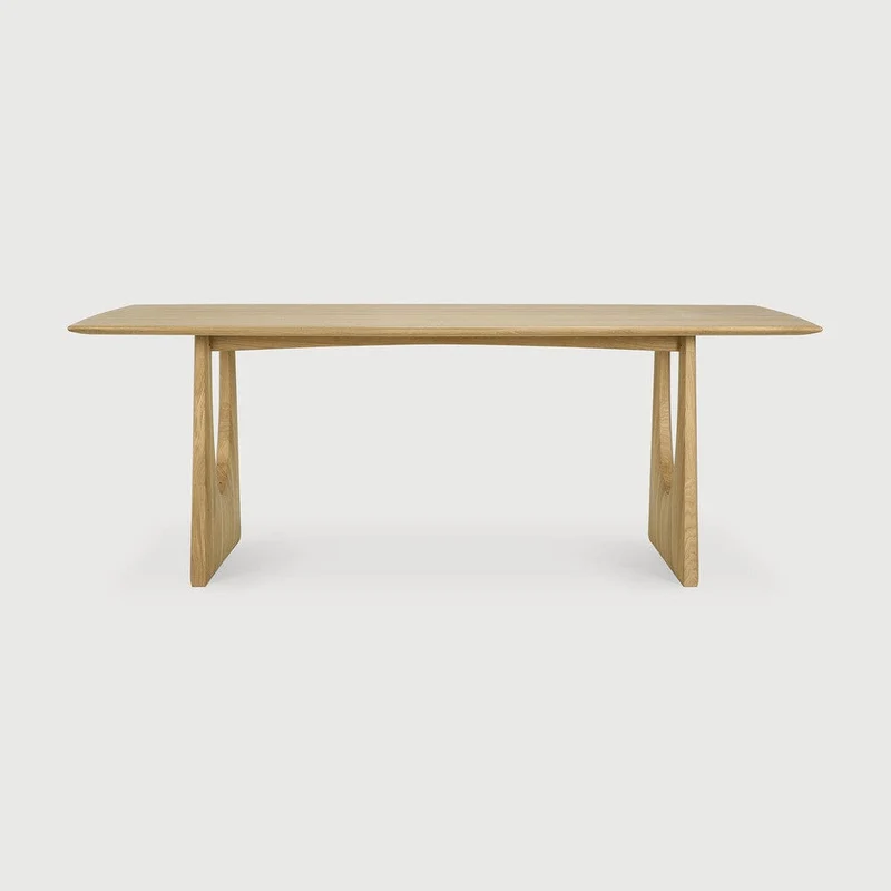 Ethnicraft Table à manger - Geometric chêne
